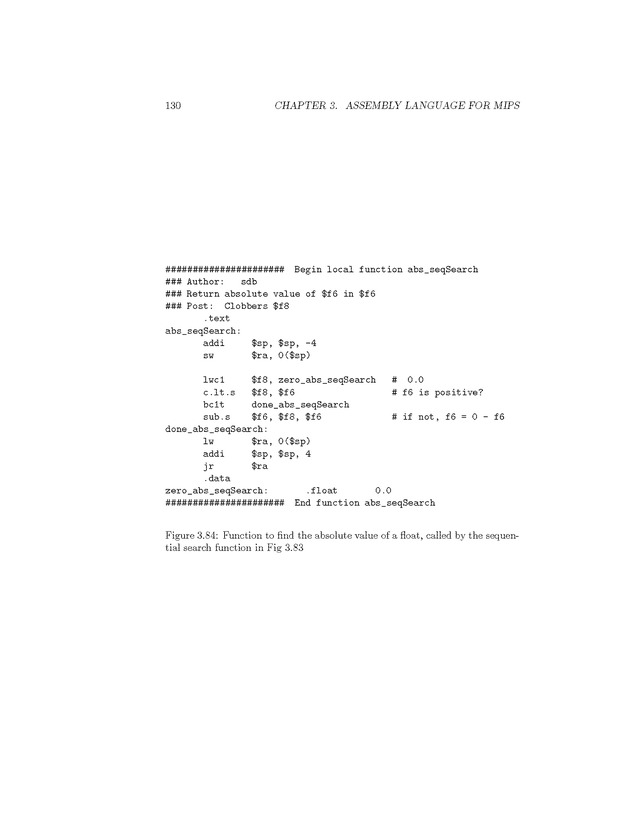Computer Organization with MIPS - Page 130